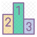 Leaderboards Medal Rostrum Icon