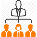 Leadership Networking Collaboration Icon