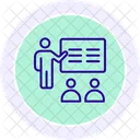 Leadership Coach Line Icon Icon