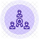 Leadership Excellence Line Icon Icon