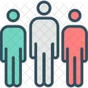 Leadership Businessman Team Icon