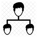 Team Network Team Hierarchy Team Leader Icon