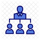 Leadership Team Management Icon