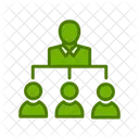 Leadership Team Management Icon