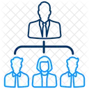 Leadership Networking Collaboration Icon
