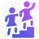 Leadership Mentorship Team Work Icon