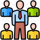 Leadership Delegate Delegation Icon