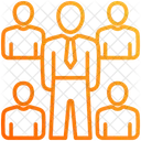Leadership Delegate Delegation Icon