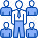 Leadership Delegate Delegation Icon