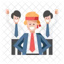 Leadership Employee Teamwork Icon