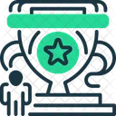 Respect Man Explaining Core Values Cup Icon