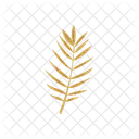 Tropical Palm Leaf Icon