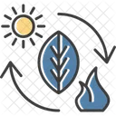 Leaf Ecology Energy Icon