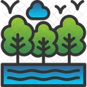 Leaf Ecology Energy Icon