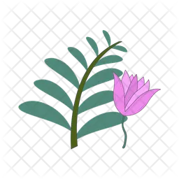 Leaf and flower  Icon