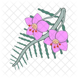 Leaf and flower  Icon