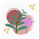Leaf And Flower Leaf Flower Icon