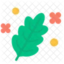 Leaf White Flower Icon