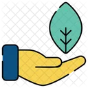 Leaf Care Eco Care Eco Friendly Icon