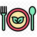 Leaf Dish Background Icon
