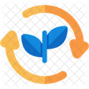 Leaf Recycling  Icon