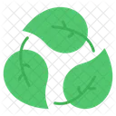 Leaf Recycling Leaf Reprocess Leaf Renewable Icon