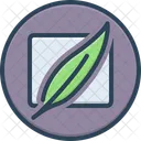 Leaf Sticker  Icon