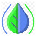 Leaf Water Ecology Icon