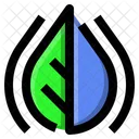 Leaf Water  Icon