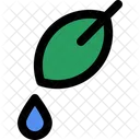 Leaf Droplet Mineral Icon