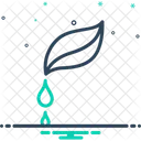Pure Droplet Water Icon