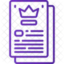 Leaflet Brochure Booklet 아이콘