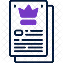 Leaflet Brochure Booklet 아이콘