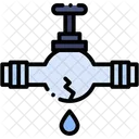 Leak Broken Pipe Line Icon