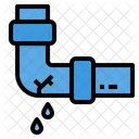 Leak Pipe Plumbering Icon