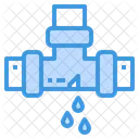 Leak Pipe Plumbering Icon