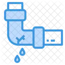 Leak Pipe Plumbering Icon