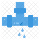 Leak Pipe Plumbering Icon