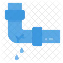Leak Pipe Plumbering Icon