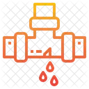 Leak Pipe Plumbering Icon