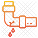 Leak Pipe Plumbering Icon
