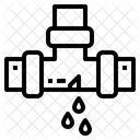 Leak Pipe Plumbering Icon