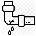 Leak Pipe Plumbering Icon