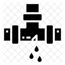 Leak Pipe Plumbering Icon