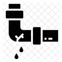 Leak Pipe Plumbering Icon