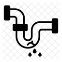 Water Leakage Pipe Leakage Broken Pipe Icon