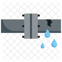 Leaking Pipe Repair Leak Construction And Tools Icon