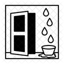 Flood Leaking Roof Icon
