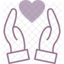 Lealtad Manos Corazon Icono