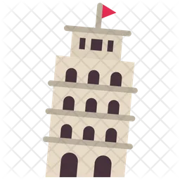 Leaning tower of pisa  Icon